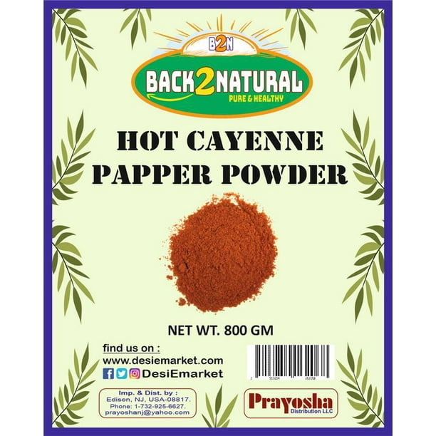 Back2Natural Hot Cayenne Pepper Powder 800 GM