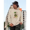 thumbnail image 2 of Black And Yellow Warblers I Sweatshirt Men -John James Audubon Designs, Male 4X-Large, 2 of 4