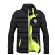 thumbnail image 3 of Chaqueta acolchada de algodón para hombre, Parkas gruesas y cálidas con cuello levantado, estilo deportivo informal, tendencia juvenil, Otoño e Invierno, 3 of 4