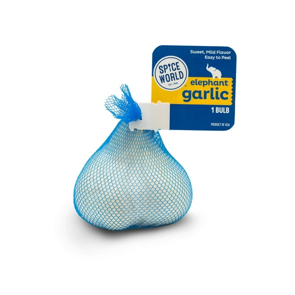 Spice World Fresh Elephant Garlic, 1 Count