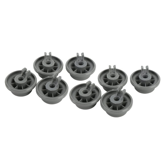 165314, Dishwasher Lower Rack Wheels Dishwasher Lower Rack Wheel Replacement 8Pcs for Kitchen