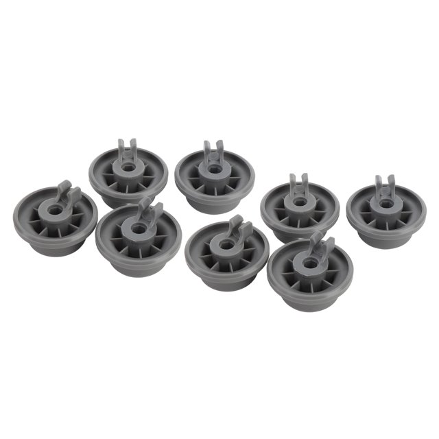 165314, Dishwasher Lower Rack Wheels Dishwasher Lower Rack Wheel Replacement 8Pcs for Kitchen