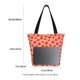 thumbnail image 3 of Fotbe Tomato Bolsa de Playa con Estampado, Bolsa de Hombro, Bolsa de Mano Espaciosa, Bolsa de Viaje Ligera, Bolsa de Compras Versátil, 3 of 6