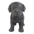 thumbnail image 5 of Lifelike Adorable Black Labrador Retriever Puppy Dog Statue 5"H Memorial Pet Pal, 5 of 8