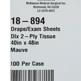 thumbnail image 4 of McKesson General Purpose Drape Purple 40 W X 48 L Inch 18-894 100 per Case, 4 of 6