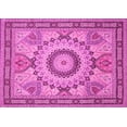 thumbnail image 1 of Ahgly Company Indoor Rectangle Medallion Pink Traditional Area Rugs, 7' x 10', 1 of 4