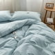 thumbnail image 2 of FACE Bedding Juego de Fundas Nórdicas de 3 Piezas 100% Algodón Lavado Funda Nórdica Lino Like, 2 of 6