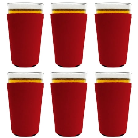 

Blank Neoprene Pint Glass Coolie (6 Pack Red)