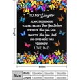 thumbnail image 3 of LHSHID Bible Verse Blanket Flannel Soft and Comfortable Anti static Bed Sofa Blanket 50x60in, 3 of 6