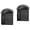 Charcoal Gray-2PCS, variant on 2-Pack Deadcat Windscreens Fit for Mammoth Lark 150, Black Wind Muffler Covers for Noise Reduction, Furry Windjammer for Lark 150 Lavalier Microphone (BLACK)