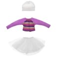 thumbnail image 2 of Sweater Mini Skirt Hat Conjunto De Ropa Para 1/3 Dolls Sunnimix Vestido de falda suéter de muñeca, 2 of 8