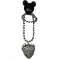 thumbnail image 1 of Authentique Collier Pirate of the Caribbean en Forme de Grand Cœur Disney, 1 of 1