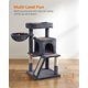 thumbnail image 2 of Cat Tree FEANDREA, diseño de varios niveles para gatos grandes Smoky Gr, 2 of 3