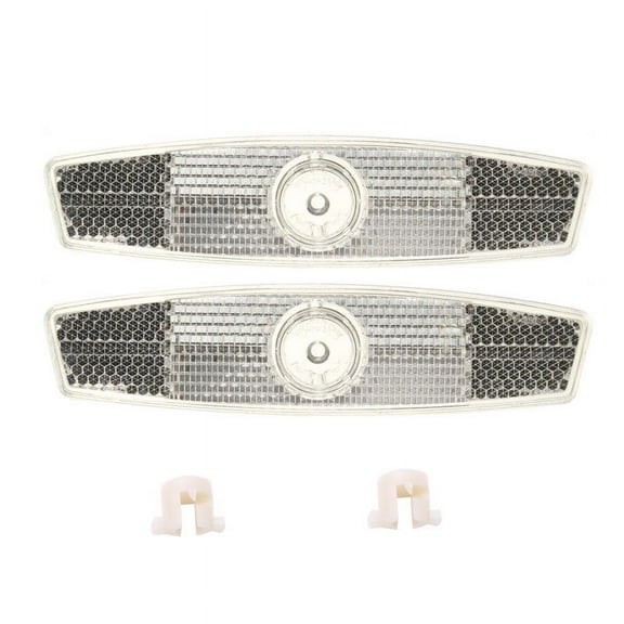 ZPAQI Bicycle Bike Wheel Reflector Safety Spoke Reflective Mount Vintage Clip Warning