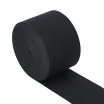 10ms 2.75 Inch x 11 yard Knit Elastic Band Flat Stretch Elastic Band 70mm Wide for Sewing Project Waist Band Making Black