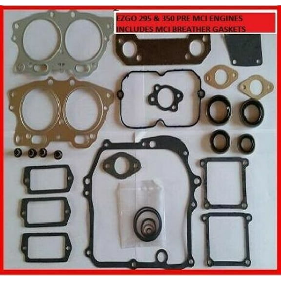 EZGO 295 Engine Gasket Kit / Set EH29c Golf Car rebuild