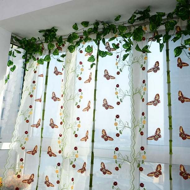 Cortinas para ventanas, cenefas de poliéster para cortinas de ventanas, cenefas de voile, características líderes en su clase