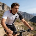 thumbnail image 6 of Cycle Shirt Set Short Sleeve,Sponeed MTB Cycling wear Jersey Shirts Bike Shorts White M, 6 of 8