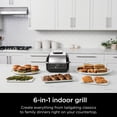 thumbnail image 2 of Ninja Foodi 4-Serving Electric Indoor Grill & Air Fryer, 6-in-1 Grill & Air Fryer, Roast, Bake, Broil & Dehydrate, EG201, Black, 2 of 8