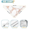 thumbnail image 6 of Dog Bandana 2 Pack,White Rose Gold Marble Bandanas for Dogs,Cat Bandana,Small/ Large Dog Bandana 2 Size,Dog Bandanas, 6 of 6