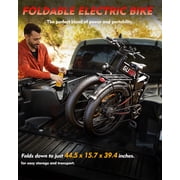 26 Fat Tire Folding Electric Bike for Adults, 3000W Peak Ebike, 48V 23Ah Battery, Dual Motor E-Bike, Up to 35MPH & 60 Miles Range, UL2849