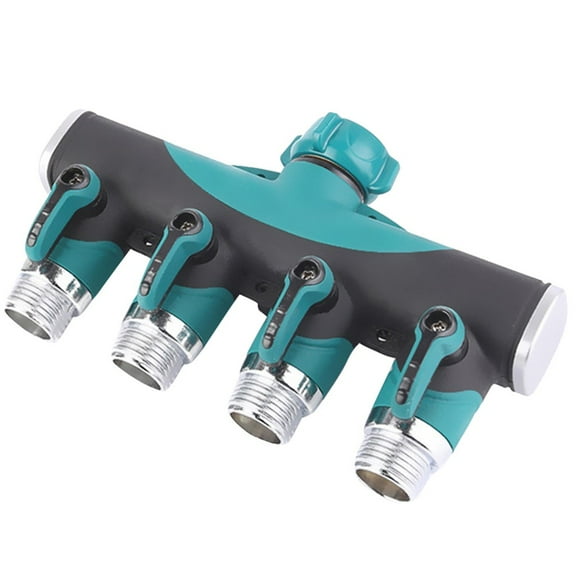 4 Way Heavy Duty Hose Splitter For Garden Water Tap Converter Garden Hose Connector Splitter