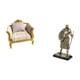 thumbnail image 5 of Escultura De Caballero En Miniatura De Madera Con Sofá, Estatua Creativa Europea, Figura Decorativa Para Casa De Muñecas, Juguetes De Bricolaje, Escena De Vida, Entrada, Sala De Estar,, 5 of 8