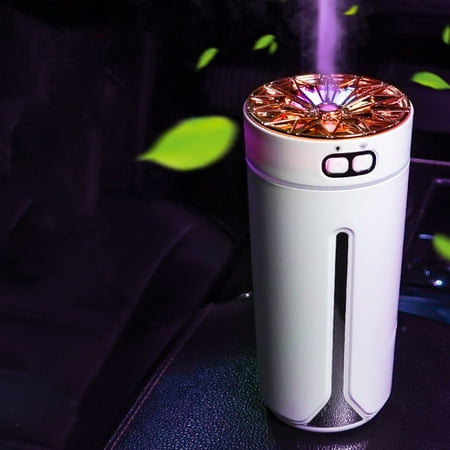 

YuXinYang Small Silent Portable USB Car Aromatherapy Machine Phantom Cup Colorful Night Light Home Humidifier (Rechargeable Edition)