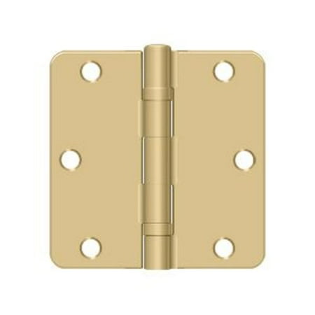 1/4 Radius Corner Hinges - deltana s35r4bb 3.5