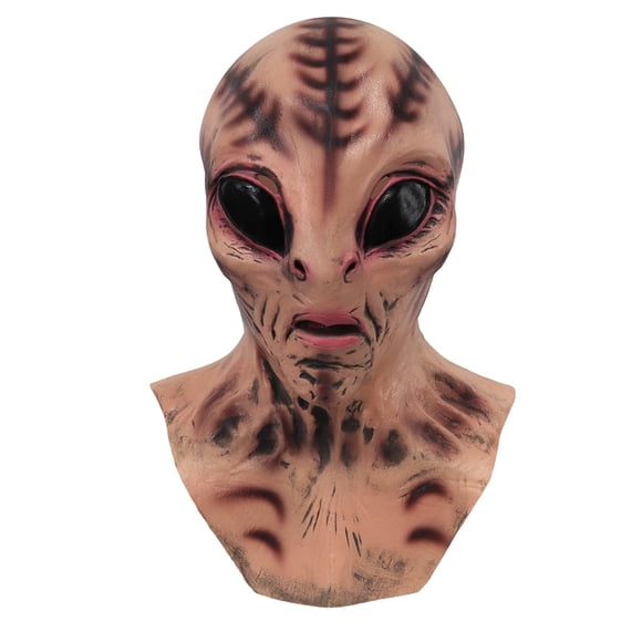 Máscara de alienígena, divertido disfraz de látex para Halloween