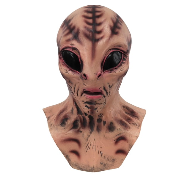 Máscara de alienígena, divertido disfraz de látex para Halloween