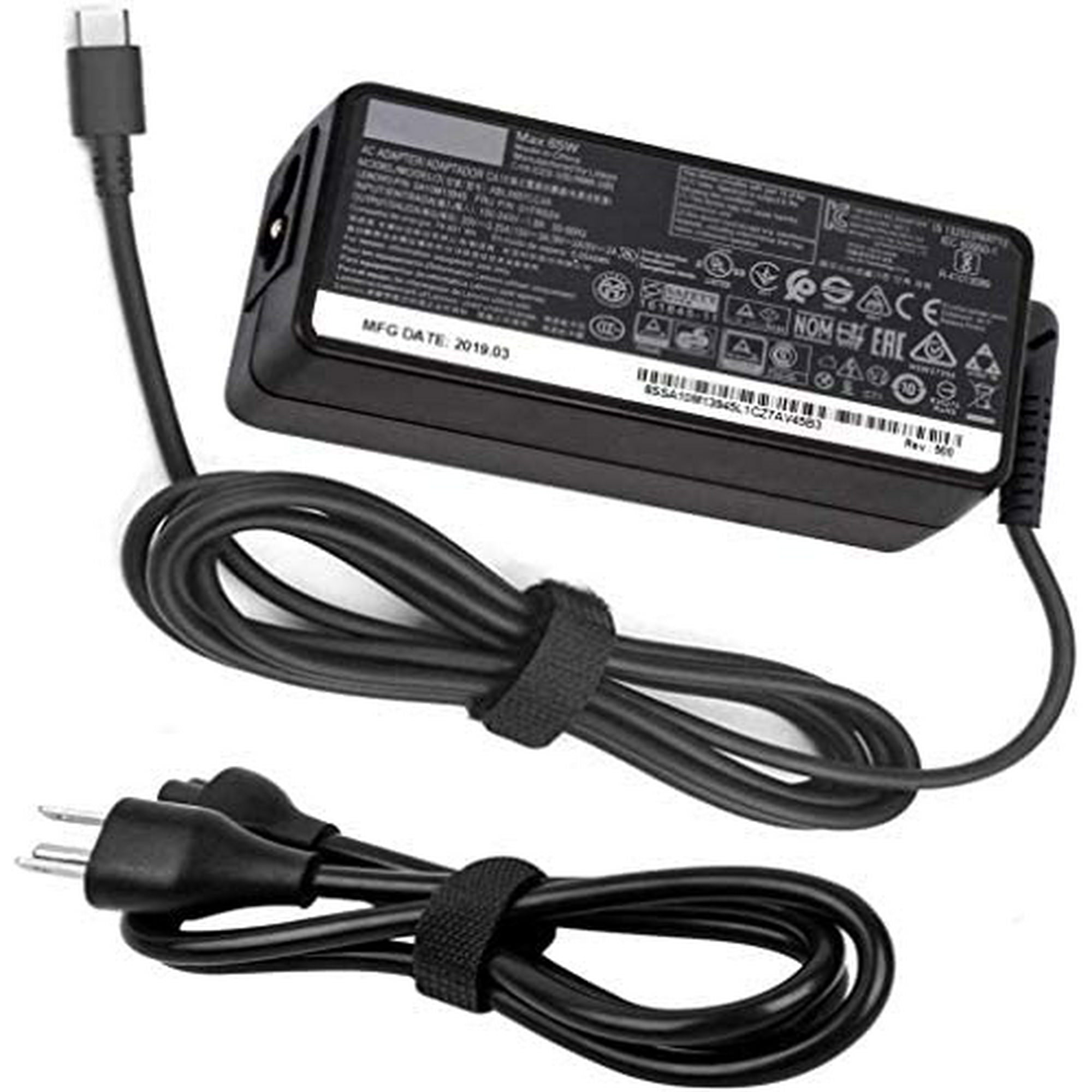 New 65W USB C Charger for Lenovo, Type C Laptop Power Adapter Supply, for  Lenovo Yoga C930, S730, 920, 730, ThinkPad X1 | Walmart Canada
