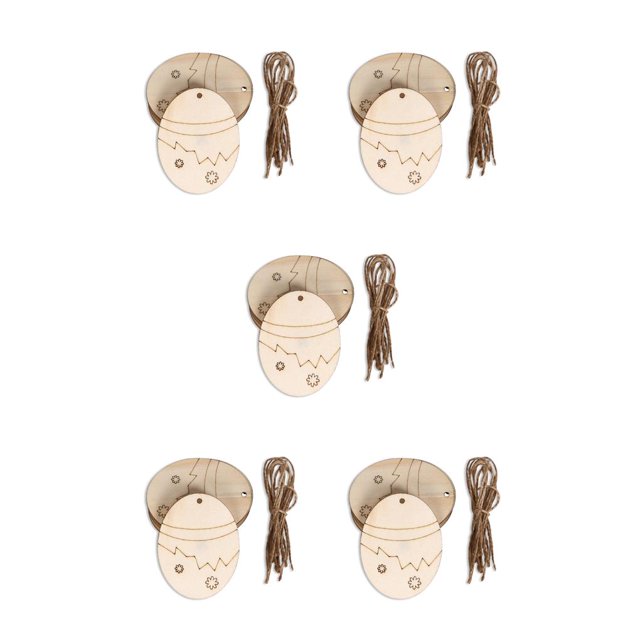 Toystoory Paquete de 10 colgantes de animales de pared para sala de estar, rebanadas de para niños, decoración colgante de bricolaje con cuerda de Huevo de raya 5piezas Toystoory CBP183451