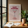 thumbnail image 3 of Mary Pickford - Havana Cuba Illustration Cocktail Bar Vintage Typography Kitchen Decor Pop Art Oak Framed Wall Art Print 16 x 24 inches, 3 of 59