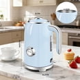 thumbnail image 6 of Electric Kettle - 57oz Hot Tea Water Boiler with Thermometer, 1500W Fast Heating Stainless Steel Pot, Cordless LED Indicator, Auto Shut-Off & Boil Dry Protection, 6 of 8