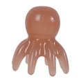 thumbnail image 1 of Peine de masaje para cabeza, peine para cuero cabelludo, suave pero eficaz, portátil, ergonómico, para mujer Marrón claro, 1 of 9