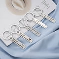 thumbnail image 6 of DESIGNICE 2026 New Drive Safe Keychain for Him, Stainless Steel Boyfriend Birthday Gifts, Titanium Steel I Love You Gifts for Him, Black, Style1, 6 of 8