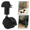 thumbnail image 2 of 2 Pcs Roues de Roulettes de Remplacement pour Cage à Animaux, 2 of 8