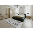 thumbnail image 5 of Ahgly Company Machine Washable Indoor Rectangle Transitional Gray Area Rugs, 2' x 3', 5 of 7