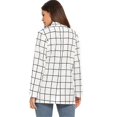 thumbnail image 4 of Chaqueta informal ligera con mangas enrollables y blazer abierto para mujer, 4 of 5