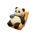 thumbnail image 3 of Figura de panda, adorno de mesa, decoración para el salpicadero del coche, escultura de animal para escritorio, mesa, centro de mesa, sala de estar, Estilo F, 3 of 8