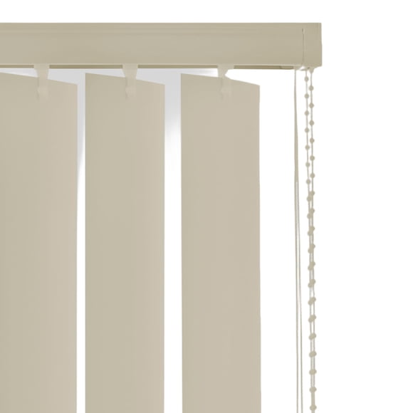 Persiana Vertical PVC 160cm Alto x 200cm Ancho Marfil