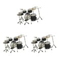 thumbnail image 3 of maskred 1/2/3 8x Realistic Mini Drum Set Music Accessories Instrument for Black 3PCS, 3 of 6