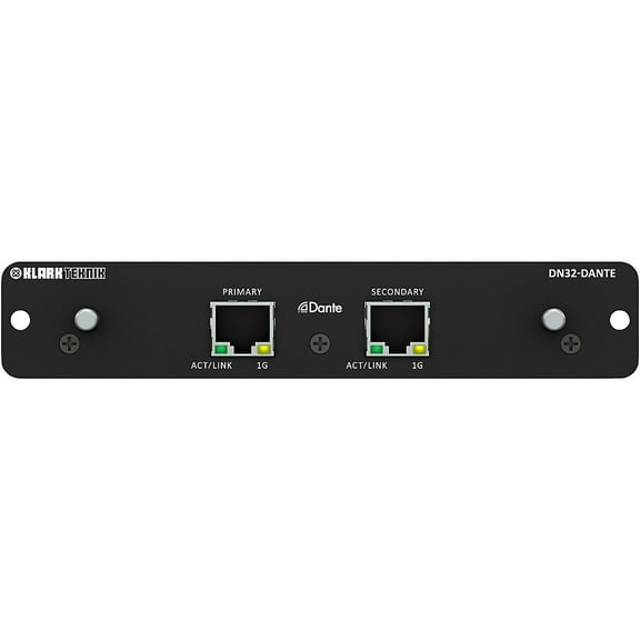 Klark Teknik 32-Channel Audinate Dante Expansion Module for Midas and Behringer Digital Consoles