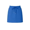 thumbnail image 3 of Women's Skorted Mini Skirts with Built-In Shorts & Hidden Pockets Tie Elastic Waist Skort Yoga Golf Sweatshorts (XL, Blue), 3 of 8