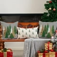 thumbnail image 5 of Christmas Pillow Covers 16x16 Inch Set of 2 Christmas Tree Decorative Grey Throw Pillows Winter Christmas Decor for Home Couch TH-50D16, 5 of 6