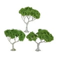thumbnail image 2 of colcolo 3 Pieces Miniature Trees for Sand Table DIY Scenery Landscape Diorama Layout broadleaf tree, 2 of 8