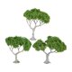thumbnail image 2 of 3 piezas de árboles en miniatura para mesa de arena, modelos de árboles para decoración de jardín de hadas árbol de hoja ancha, 2 of 9