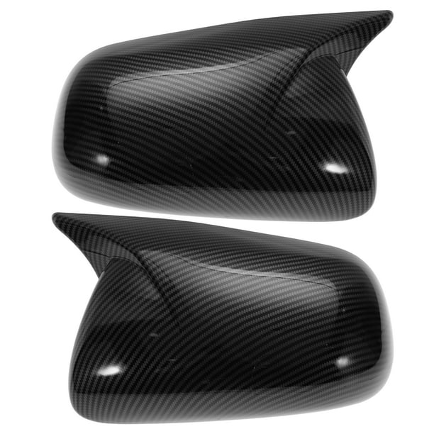 Reemplazo de tapa de espejo lateral izquierdo y derecho ABS negro para Toyota Corolla 2009-2013 de Unique Bargains