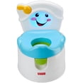 thumbnail image 3 of Asiento de entrenamiento para ir al baño Fisher-Price para niños pequeños que aprenden a tirar la cadena, 3 of 6